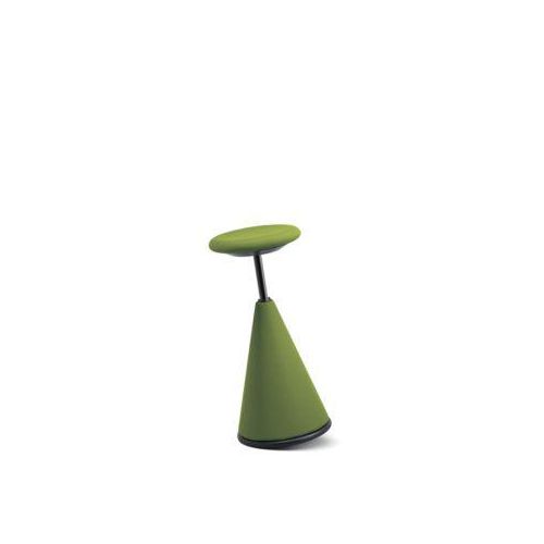 Stehhocker giroflex 10, gepolstert, 640-810 mm Sitzhöhe, grün