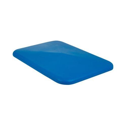 Deckel für Rechteckbehälter, Kunststoff, 135 l, blau