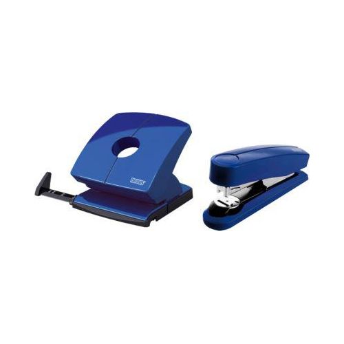 Sparset Novus Hefter B4 FC + Locher B 230, Hefter 50 Blatt, Locher 30 Blatt, blau