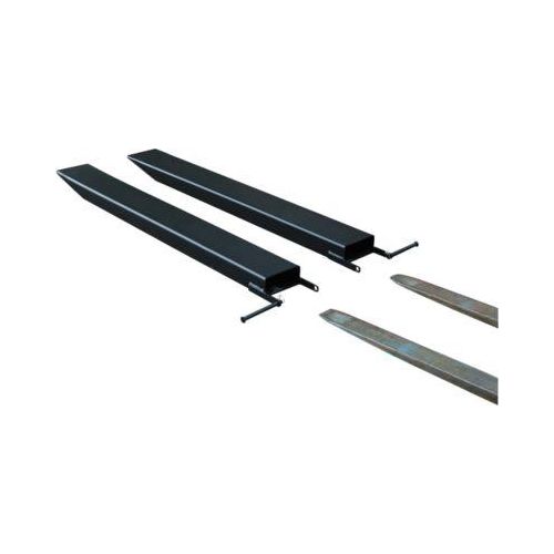 Gabelverlängerung für Flurförderzeuge, offene Ausführung, L 1600 x B 100 x 45 mm, schwarz