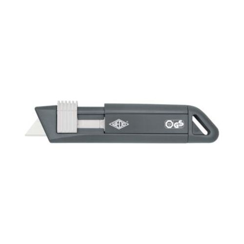 Keramik Sicherheitsmesser Wedo® CERA-Safeline® Safety Cutter COMPACT, automat. Klingenrückzug, für Rechts-/Linkshänder