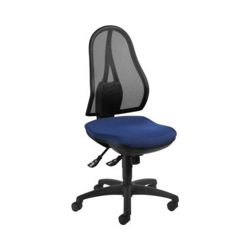 Topstar Bürostuhl OPEN POINT SY, Synchronmechanik, ohne Armlehnen, Bandscheibensitz, blau Image