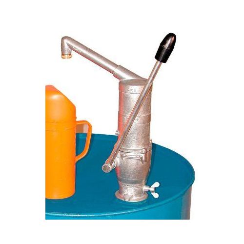 Kurbelpumpe CEMO, 0,38 l/Umdrehung, gebogener Auslauf, für 60/200 l Fässer