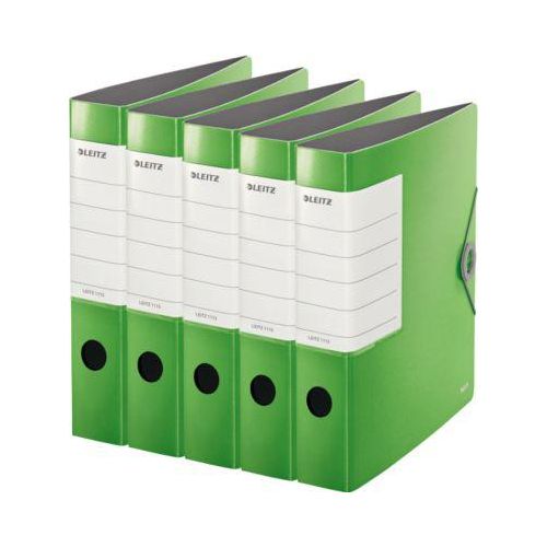 LEITZ® Qualitätsordner SOLID, DIN A4, Rückenbreite 62 mm, 5 Stück, hellgrün