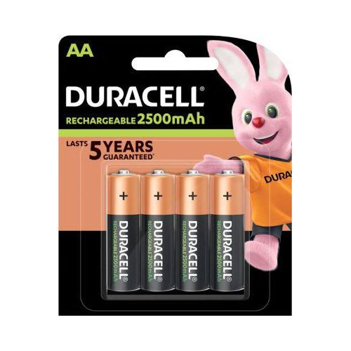 DURACELL® Akku Mignon AA, 2400 mAH, 4 Stück