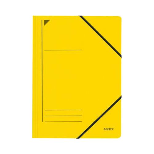 LEITZ® Eckspannmappe, DIN A4, Gummizugverschluss, gelb