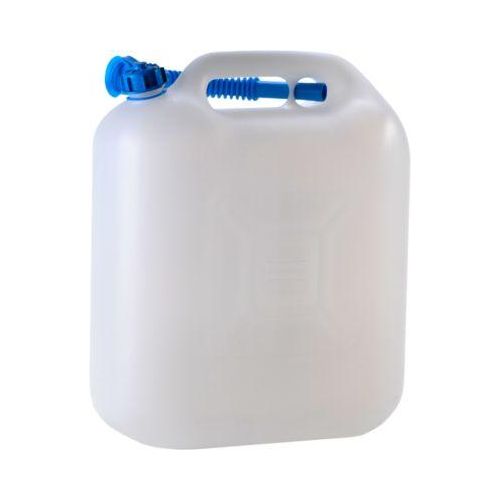 Wasserkanister ECO, mit Rohr, 20 l, natur