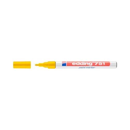 EDDING Lackmarker 751, 1-2 mm, gelb, 1 Stück