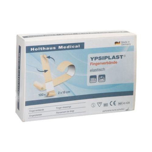 Fingerverband YPSIPLAST®, 100 Stück, 20 x 180 mm, für hohe mechanische Bewegung, elastisch, hautfarbenes Gewebe