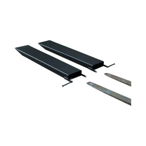 Gabelverlängerung für Flurförderzeuge, offene Ausführung, L 1600 x B 150 x 50 mm, schwarz