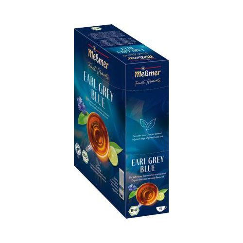 Messmer Finest Earl Grey, Schwarztee, Teebeutel, 15 Stück