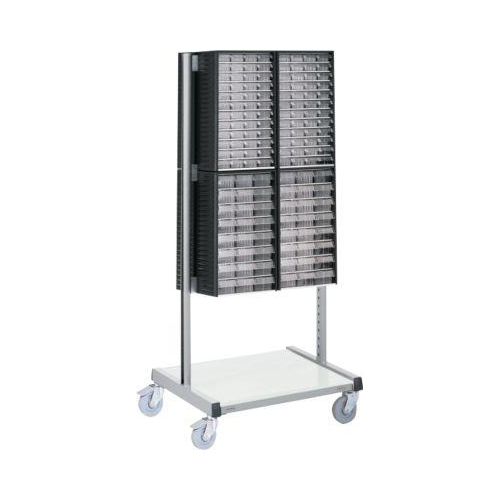 Magazinwagen TRESTON BT-550 B, für 8 Magazine Serie 550, ergonomischer Schiebegriff, bis 150 kg, ohne Magazine, Stahl, grau