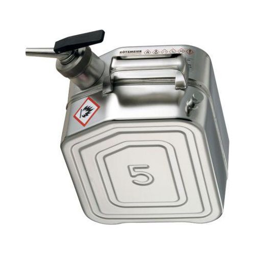 Sicherheitsbehälter, aus Edelstahl, 5 l, B 130 x T 200 x H 310 mm