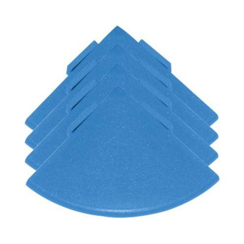 Ecken für Bodenrost Yoga Rost®, blau, 4 Stück