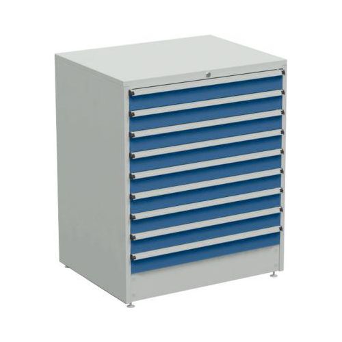 Schubladenschrank, 9 Schubladen, B 910 x T 715 x H 1100 mm