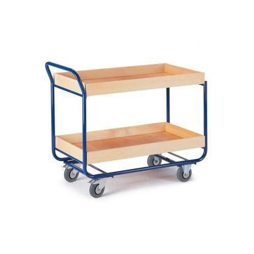 Etagenwagen, m. Hochrand, 2 Etagen, 31 kg