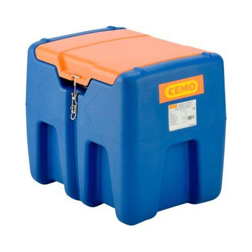 Mobile Tankstelle CEMO Blue-Mobil EASY, mit Tauchpumpe CENTRI SP30 12 V, 210 l Tank für AdBlue®, Klappdeckel, B 785 x T 595 x H 685 mm