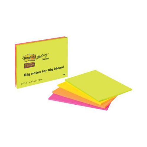 POST-IT Haftnotiz Meeting-Notes, XXL-Format, 203 mm x 152 mm
