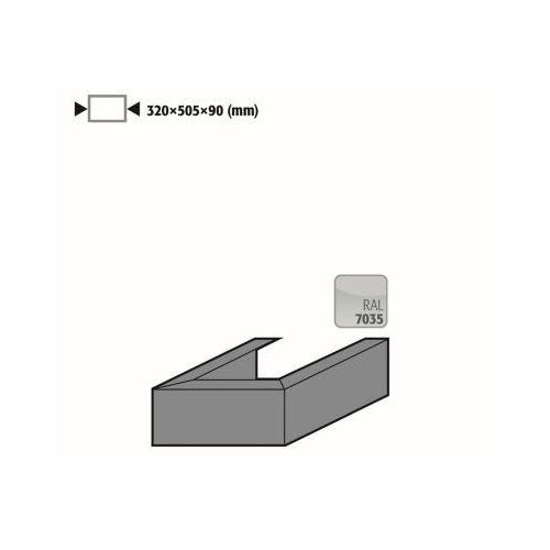 Adapter für asecos Sicherheitsschränke der S-30 Serie, für Umluftfilteraufsatz