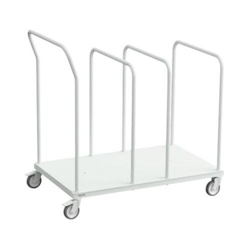 Kartonagenwagen Serie TPB, niedrige Ausführung, 3 Unterteiler, f. große Kartons