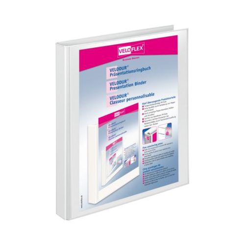 VELOFLEX Präsentationsringbuch VELODUR, DIN A4, 2-Ring-Mechanik, Rückenbreite 20 mm