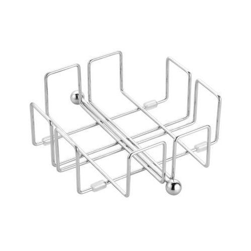 Serviettenhalter WIRE, für ca. 50 Servietten im Format 330 x 330 mm, L 190 x B 190 x H 65 mm, Edelstahl verchromt