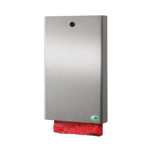 Hundekotbeutelspender, abschließbar, Edelstahl