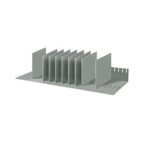 Sortierstation, DIN A4, Polystyrol, für Schränke, 8 Fächer, B 700 x T 275 x H 210 mm