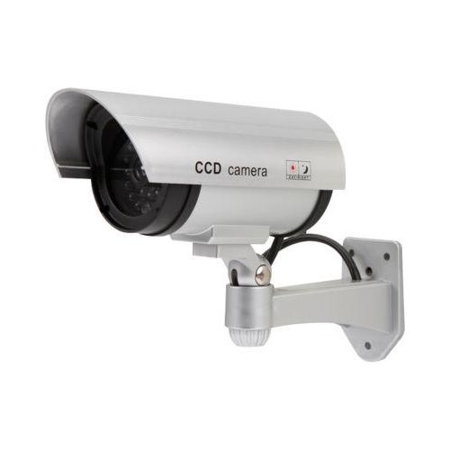 Kamera Attrappe Überwachungskamera Attrappe Olympia DC 400, mit LED Blinklicht