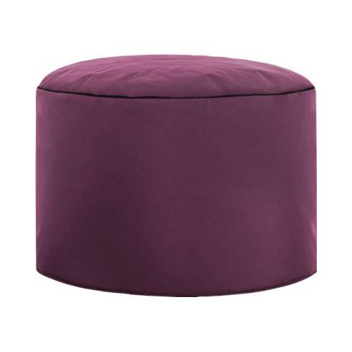 Hocker DotCom scuba®, für Sitzsack Swing, abwaschbar, Innenseite PVC-beschichtet, aubergine