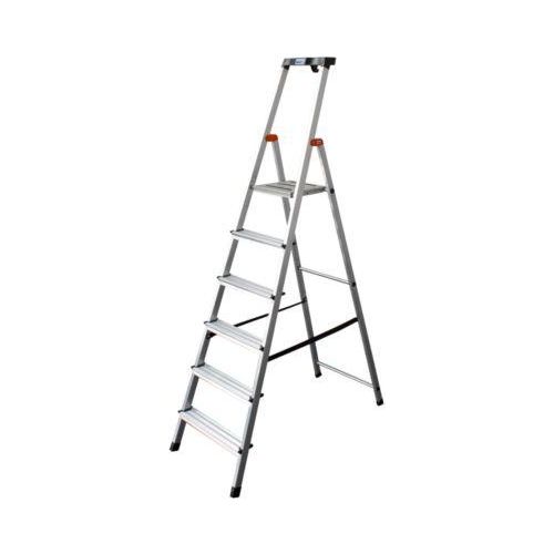 Stufenstehleiter Safety, 6 Stufen