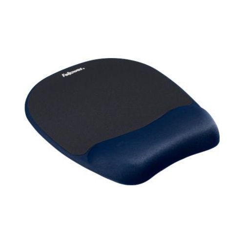 Fellowes Mauspad mit Handgelenkauflage, mit Memory Foam, blau