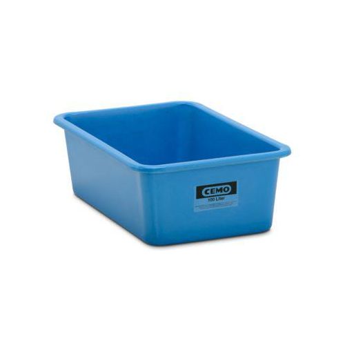 Rechteckbehälter Standard, GFK, 100 l, blau
