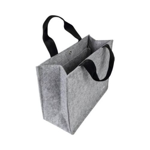 Laptoptasche Sigel Desk Sharing Bag Basic M, für Laptops bis 15,4″, 2 große Fächer/2 Seitenfächer, Tragegriffe, Schultergurt, Kunstfilz, hellgrau