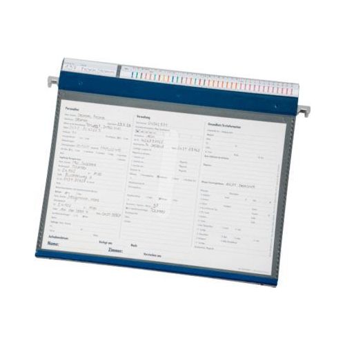 BOI Hängemappe PMH2R, DIN A4, Ringmechanik, B 347 x H 270 mm, blau, 10 Stück