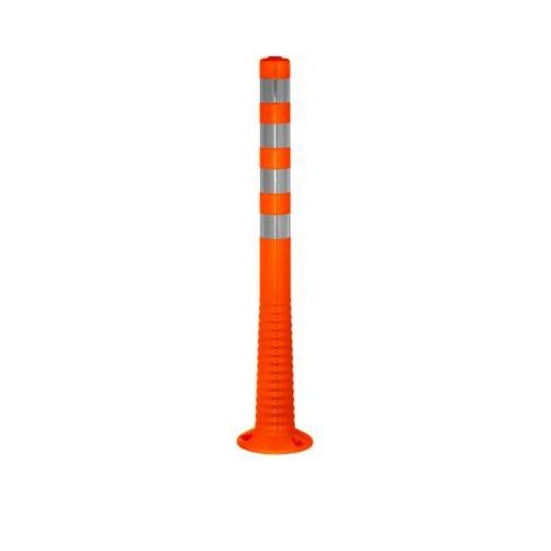 Sperrpfosten Flexipfosten, selbstaufrichtend, H 1000 mm, orange-silber