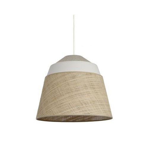 Deckenleuchte AMALIA natur/weiß, Rattan & Textil, Ø 38 cm, E27, ohne Leuchtmittel, meet by Paperflow