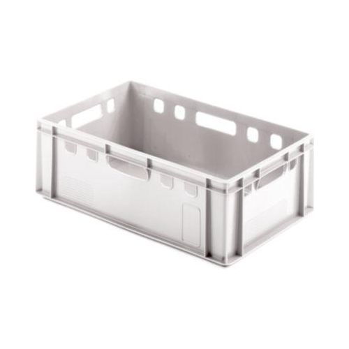 Euro Box Fleischkasten, lebensmittelecht, Inhalt 35,3 L, geschlossene Version, weiß