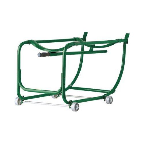 Justrite Fassgerüst, mit Rollen, Stahl, B 530 x T 102 x H 102 mm, grün