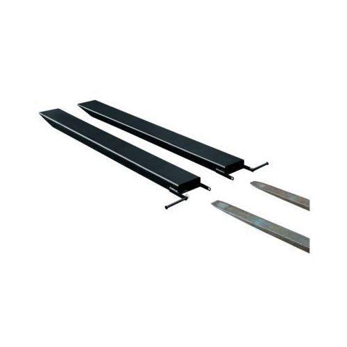 Gabelverlängerung für Flurförderzeuge, offene Ausführung, L 2000 x B 120 x 40 mm, schwarz