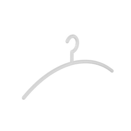 Kunststoff-Kleiderbügel Rudolf Weber KG Nizza, Bügelstärke 12 mm, 10 Stück, weiß