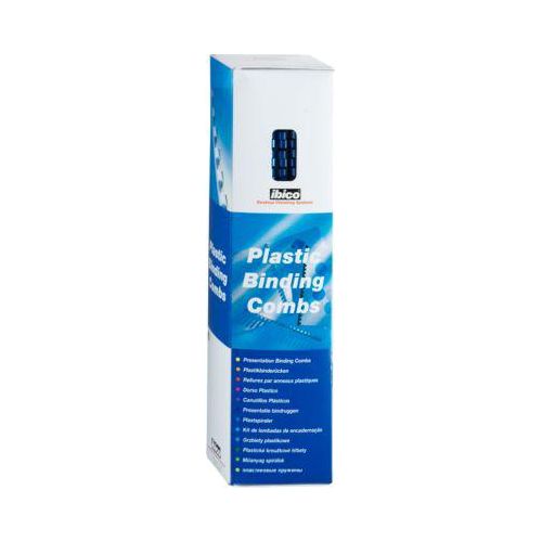 GBC® Binderücken, Plastik, Ø 8 mm, 100 Stück, blau