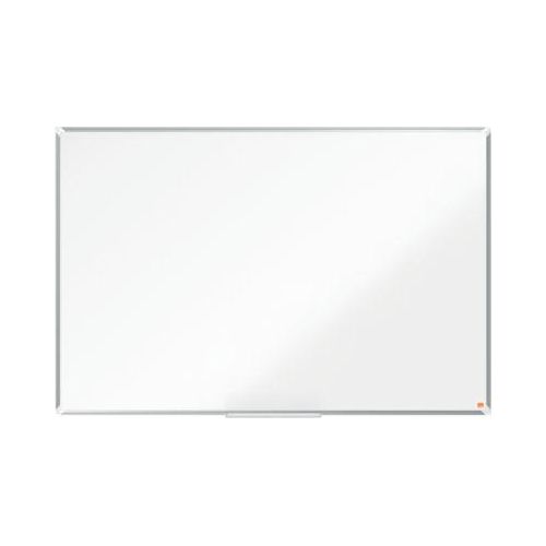 Whiteboard Nobo Premium Plus, magnethaftend, mit Ablageschale, B 1500 x H 1000 mm, emailliert, weiß, inkl. Boardmarker