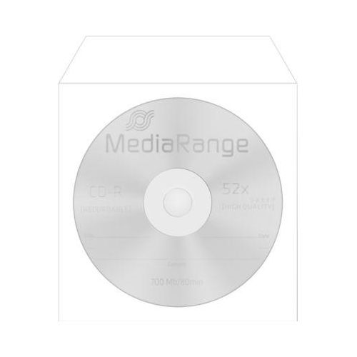 CD-/DVD-Papierhüllen, wiederverschließbar, Sichtfenster, weiß, 50 Stück