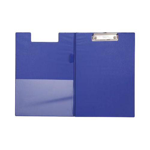Schreibmappe Maul MAULpoly, A4, Innentasche, Stifteschlaufe, Klemmweite 8 mm, aufhängbar, L 320 x B 228 x H 13 mm, Karton/Polypropylen, recycelbar, blau