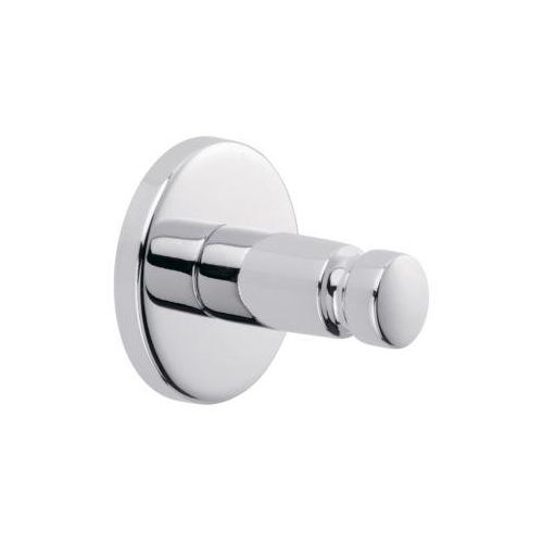 Handtuchhaken tesa® SMOOZ, verchromt, rundes Design, ohne Bohren, inkl. Klebelösung