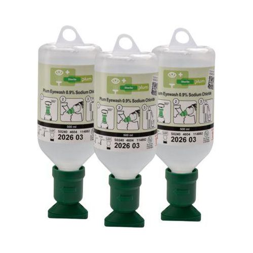 Augenspülflaschen, 500 ml, 3 Stück