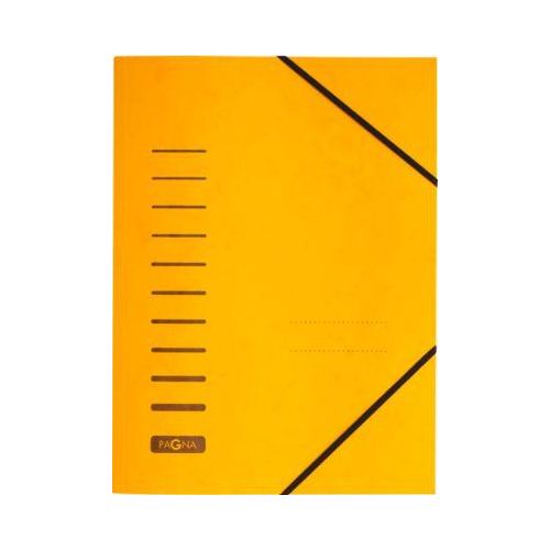 PAGNA Eckspannmappe, DIN A4, Gummizugverschluss, 25 Stück, gelb