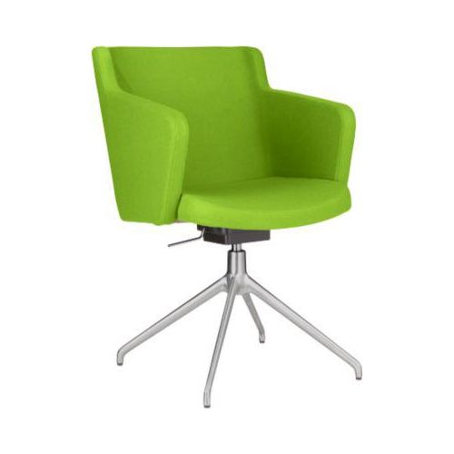 Konferenzstuhl Sitness 1.0, dreidimensionale Sitzfläche, höhenverstellbar, drehbar, grün