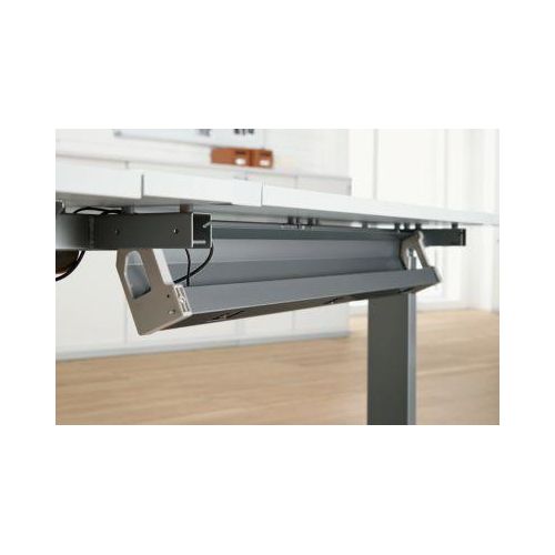 Schäfer Shop Genius Kabelkanal ERGOSTYLE, 135°-Tisch, anthrazit